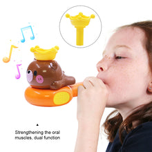 Load image into Gallery viewer, Whale/Bear Children's Blowing Horn Suspended Ball Lung Capacity Boosting Breathing Trainer Creative Toy
