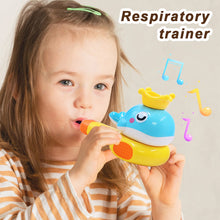 Load image into Gallery viewer, Whale/Bear Children's Blowing Horn Suspended Ball Lung Capacity Boosting Breathing Trainer Creative Toy
