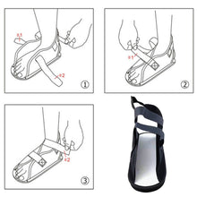 Load image into Gallery viewer, Walking Cast Shoe Prevent Slip Shock Absorbing Adjustable Faux Fracture Rehabilitation Gypsum Shoes for Swollen Broken Foot Toe
