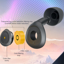 Load image into Gallery viewer, Silicone Noise Cancelling Earplugs Sound Insulation Filter Earplugs Sleep Professional Soft Anti-Noise Sponge Sleeping Earplugs
