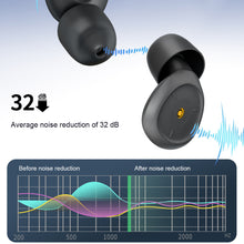 Load image into Gallery viewer, Silicone Noise Cancelling Earplugs Sound Insulation Filter Earplugs Sleep Professional Soft Anti-Noise Sponge Sleeping Earplugs
