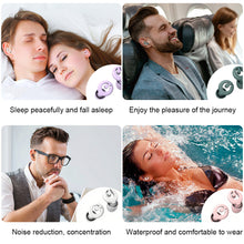 Load image into Gallery viewer, Portable Waterproof Noise Reducing Earplugs Silicone Sleeping Soundproofing Professional Waterproof Swimming Quiet Earplugs
