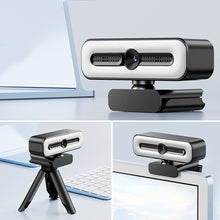 Load image into Gallery viewer, 4K Webcam with Light for PC/Laptop 1080P 2K HD Streaming Camera Desktop Video Conferencing Webcam for Online Classes
