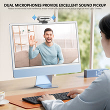 Load image into Gallery viewer, 4K Webcam with Light for PC/Laptop 1080P 2K HD Streaming Camera Desktop Video Conferencing Webcam for Online Classes
