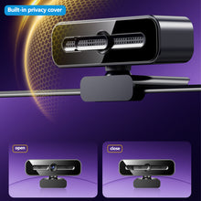 Load image into Gallery viewer, 1080P 4K HD Webcam Plug and Play USB Camera Auto Beauty Effect &amp; Fill Light for Online Classes/Live Streaming/Video Calls
