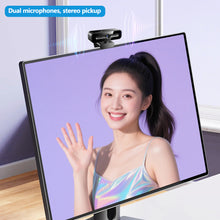 Load image into Gallery viewer, 1080P 4K HD Webcam Plug and Play USB Camera Auto Beauty Effect &amp; Fill Light for Online Classes/Live Streaming/Video Calls
