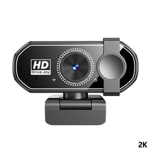 Load image into Gallery viewer, USB Plug &amp; Play 1080P/2K/4K HD Webcam for Laptop &amp; Desktop Auto-Focus Streaming Camera for Online Classes/Live Video
