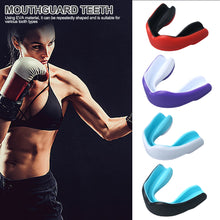 Load image into Gallery viewer, Sports Boxing Mouth Guard Teeth Protector Taekwondo Sanda Rugby MMA Karate Basketball Trainer Braces Mouth Guard
