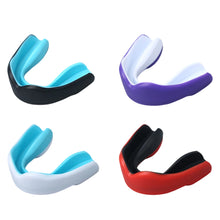 Load image into Gallery viewer, Sports Boxing Mouth Guard Teeth Protector Taekwondo Sanda Rugby MMA Karate Basketball Trainer Braces Mouth Guard
