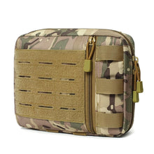 Load image into Gallery viewer, Tactical Molle Laser-Cut Utility Pouch Emergency Bag Medical Pouch Admin Pouch Modular EMT EDC Organizer Tool Pouch Bag
