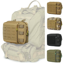 Load image into Gallery viewer, Tactical Molle Laser-Cut Utility Pouch Emergency Bag Medical Pouch Admin Pouch Modular EMT EDC Organizer Tool Pouch Bag
