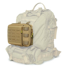 Load image into Gallery viewer, Tactical Molle Laser-Cut Utility Pouch Emergency Bag Medical Pouch Admin Pouch Modular EMT EDC Organizer Tool Pouch Bag
