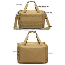 Load image into Gallery viewer, Outdoor Hunting Gun Range Storage Bag Molle System Accessory Nylon Gun Tactical Case Bags Pistol Tool Shoulder Pack Sniper
