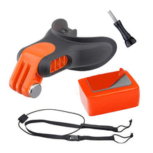Load image into Gallery viewer, Mouth Mount Surfing Skating Boating Bite Mouth with Screw for HERO 10 9 8 7 6 5 4 3+ 3 2 1 Cameras F19E
