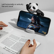 Load image into Gallery viewer, Universal Cute Panda Mobile Phone Holder Stand Modern Resin Sculpture Statue Home Office Desk Decoration
