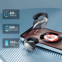 Load image into Gallery viewer, Bone Conduction Open Ear Clip Wireless Bluetooth 5.5 Headphones LED Breathing Light Noise Canceling Earbuds for Music
