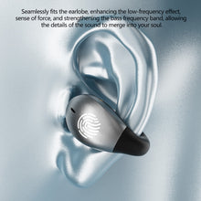 Load image into Gallery viewer, Bone Conduction Open Ear Clip Wireless Bluetooth 5.5 Headphones LED Breathing Light Noise Canceling Earbuds for Music
