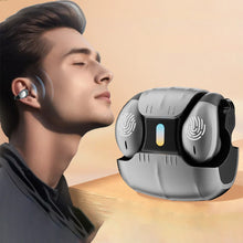 Load image into Gallery viewer, Bone Conduction Open Ear Clip Wireless Bluetooth 5.5 Headphones LED Breathing Light Noise Canceling Earbuds for Music
