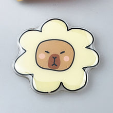 Load image into Gallery viewer, Japanese Korean Style INS Cartoon Cute Fun KAPIBARA Finger Air Bag Bracket for iPhone16 Popsockets Air Bag Griptok Grip Tok
