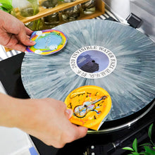 Load image into Gallery viewer, 2PCS Vinyl Record Cleaning Cleaning Protector Mat Disc Holder Protective Sleeve Cleaning Turntable Anti Fingerprints
