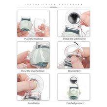 Load image into Gallery viewer, For Fuji Camera Instax Pal Crystal Case Anti-Scratch Anti-Fall Pal Set With Self-Shooting Mirror Transparent Protective Shell
