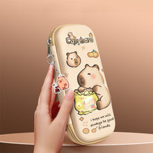 Load image into Gallery viewer, 3D Eva Capibara Pencil Case Cartoon Cute Large Capacity Stationery Bag Pencil Case for Students School Supply Stationery bag
