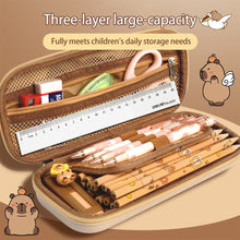 Load image into Gallery viewer, 3D Eva Capibara Pencil Case Cartoon Cute Large Capacity Stationery Bag Pencil Case for Students School Supply Stationery bag
