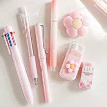 Load image into Gallery viewer, 7-In-1 Stationery Set Children Back To School Gel Pen Highlighter Ballpoint Pen Eternal Pencil Tape Eraser Knife Kids Prize
