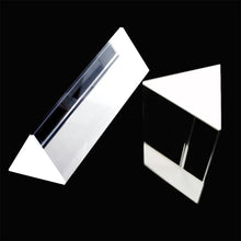 Load image into Gallery viewer, Triangular Prism Rainbow Prisma Crystal Glass Photographic Prisme Color Prisms Physics Children's Light Experiment
