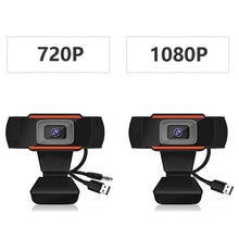 Load image into Gallery viewer, 1080/720P Desktop Computer Camera USB Online Class Webcam with Microphone Computer Drive Camera USB Camera PC Webcam
