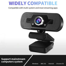 Load image into Gallery viewer, 1080/720P Desktop Computer Camera USB Online Class Webcam with Microphone Computer Drive Camera USB Camera PC Webcam

