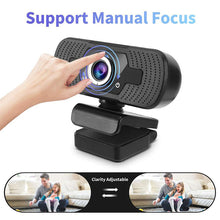 Load image into Gallery viewer, 1080/720P Desktop Computer Camera USB Online Class Webcam with Microphone Computer Drive Camera USB Camera PC Webcam
