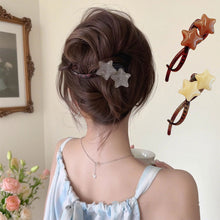 Load image into Gallery viewer, Elegant Star Twist Hair Clip for Women Non-Slip Updo Hair Claw Female Daily Sweet Hair Accessories Hair Crab Make Up Small Size Hair Clip Hair Pins
