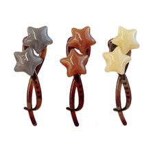 Load image into Gallery viewer, Elegant Star Twist Hair Clip for Women Non-Slip Updo Hair Claw Female Daily Sweet Hair Accessories Hair Crab Make Up Small Size Hair Clip Hair Pins
