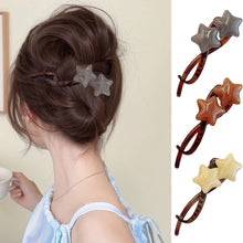 Load image into Gallery viewer, Elegant Star Twist Hair Clip for Women Non-Slip Updo Hair Claw Female Daily Sweet Hair Accessories Hair Crab Make Up Small Size Hair Clip Hair Pins
