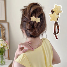 Load image into Gallery viewer, Elegant Star Twist Hair Clip for Women Non-Slip Updo Hair Claw Female Daily Sweet Hair Accessories Hair Crab Make Up Small Size Hair Clip Hair Pins
