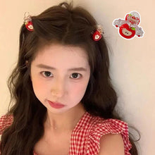 Load image into Gallery viewer, Cute Apple Series Hair Claw for Women Hair Clips Girls Sweet Barrettes Kawaii Hair Accessories Side Clips
