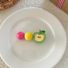 Load image into Gallery viewer, Cute Apple Series Hair Claw for Women Hair Clips Girls Sweet Barrettes Kawaii Hair Accessories Side Clips
