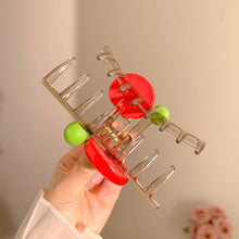 Load image into Gallery viewer, Cute Apple Series Hair Claw for Women Hair Clips Girls Sweet Barrettes Kawaii Hair Accessories Side Clips
