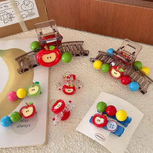 Load image into Gallery viewer, Cute Apple Series Hair Claw for Women Hair Clips Girls Sweet Barrettes Kawaii Hair Accessories Side Clips
