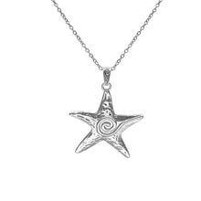 Load image into Gallery viewer, Y2K Gothic Starfish Pendant Necklace Punk Exaggerated Irregular Star Charm Jewel Travel Beach OOTD Necklace
