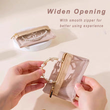 Load image into Gallery viewer, Jewelry Zipper Storage Pouch Earring Bracelet Necklace Organization Bag Traveling Jewelry Packaging Organizer
