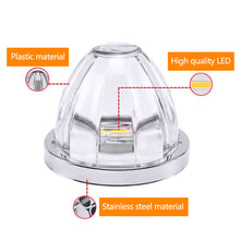 Load image into Gallery viewer, Truck Side Marker Lights 10-30V Cone-Shaped Clearance Lamps Waterproof Marine Signal &amp; Underbody Lights LED Warning Indicators
