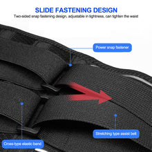 Load image into Gallery viewer, Nylon Waist Lower Back Brace Belt with 6 Stays Anti-skid Orthopedic Lumbar Support Breathable Waist Support for Gym Pain Relief
