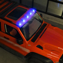 Load image into Gallery viewer, Car Roof Lights Solar Powered Light Flashing Lights Marker Light Cab Mouse Dome Light Chrome Gap for Truck Pickup
