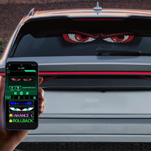 Load image into Gallery viewer, Car LED Fan Shape Pixel Panel Devil Eye Light APP Remote Control Soft Foldable Lighting Graffiti Scrolling For Signboard Windshield Screen
