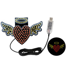Load image into Gallery viewer, LED Heart Shape Decorative Lamps For Car Interiors Ambient Lighting Remote Control Neon Lights Interior Atmosphere Decor Light
