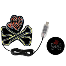 Load image into Gallery viewer, LED Heart Shape Decorative Lamps For Car Interiors Ambient Lighting Remote Control Neon Lights Interior Atmosphere Decor Light
