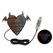 Load image into Gallery viewer, LED Heart Shape Decorative Lamps For Car Interiors Ambient Lighting Remote Control Neon Lights Interior Atmosphere Decor Light
