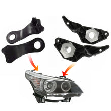 Load image into Gallery viewer, 4Pcs Front Headlamp Repair Kit Bracket Clip Right Left Car Headlight Repair Brackets For BMW E60 E61 525i 530i 540i 545i 550i
